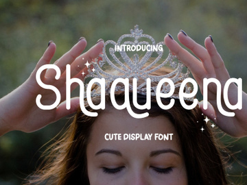 Shaqueena - Cute Display Font preview picture