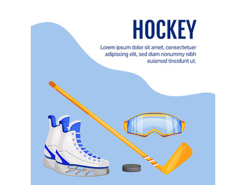 Professional sport equipment social media post mockup preview picture