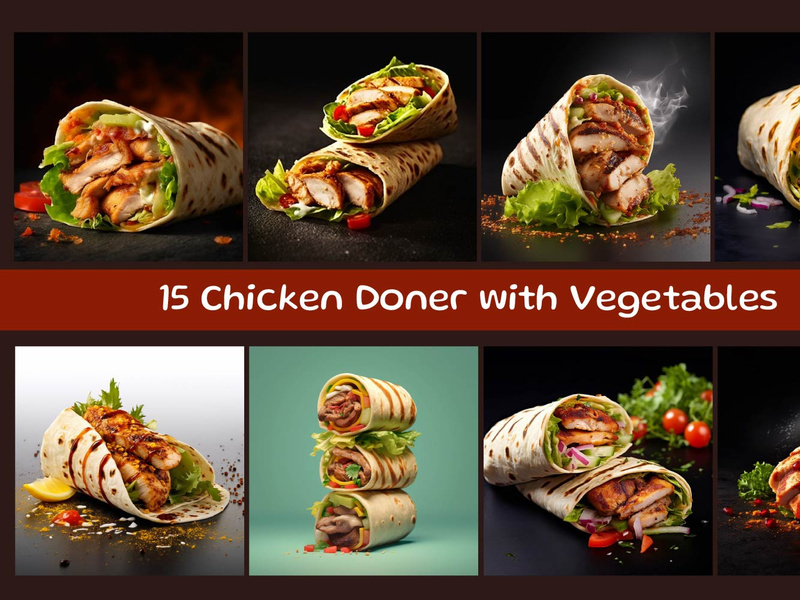 Chicken Doner with Vegetables