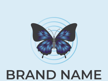 Butterfly logo design preview picture