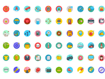 Online Stores and Sales Icons & Illustrations Pack