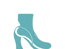 Icon shoe logo concept vector sneaker template shoes shop design