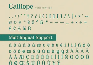 Calliope - Serif Font