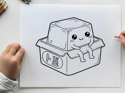 Cute microwave vector illustration flat design happy cartoon