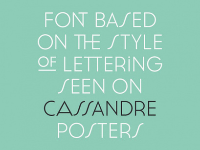 Cassannet Plus Regular: A free font for vintage typography