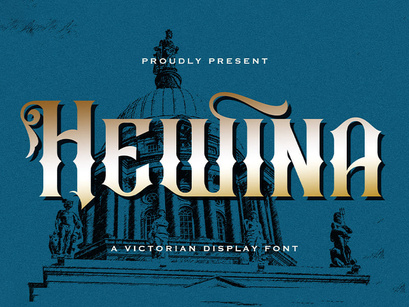 Hewina - Victorian Display Font