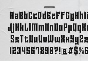 Core Raptor | Display Gothic Font