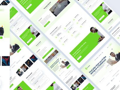 Greatjob - Freelance Landing Page UI Kit