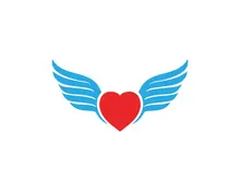 Love wing  Logo and symbols Vector Template