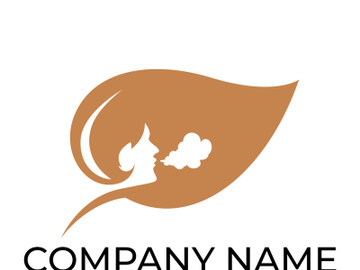 Green leaf logo design vector illustration preview picture