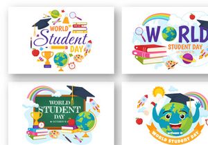 12 World Students Day Illustration