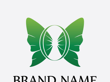 Butterfly logo design preview picture
