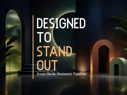 RUVENA – Modern Experimental Display Font