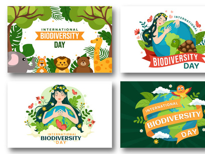 15 World Biodiversity Day Illustration