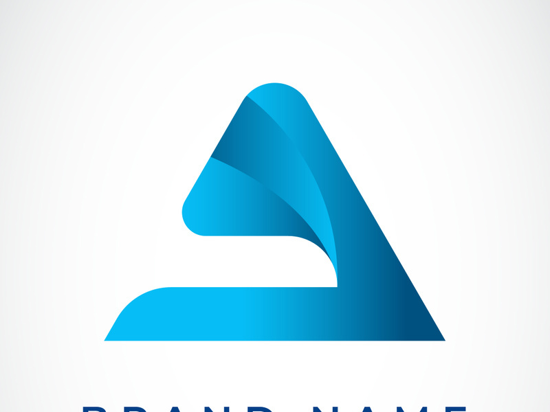 A Letter Logo Design Vector Graphic