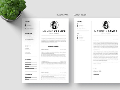 CV Resume & Letter cover Template