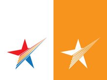 Star icon template vector illustration design