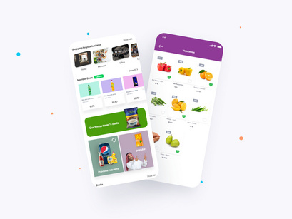 Groceries Shopping Full App (UI - UX)