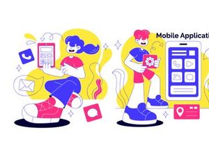 5 Mobile Application Illustration