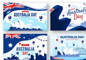 15 Happy Australia Day Illustration