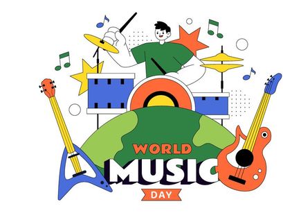 10 World Music Day Illustration