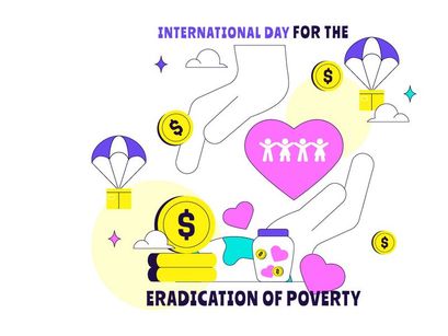 10 Eradication of Poverty Day Illustration