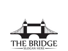 Bridge logo icon design and business symbol template