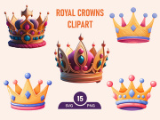 Royal Golden Crown kings PNG Clipart