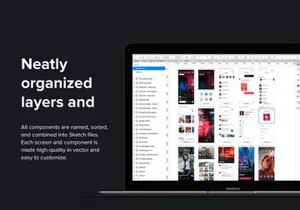 Jazam - Social mobile app UI Kit for FIGMA