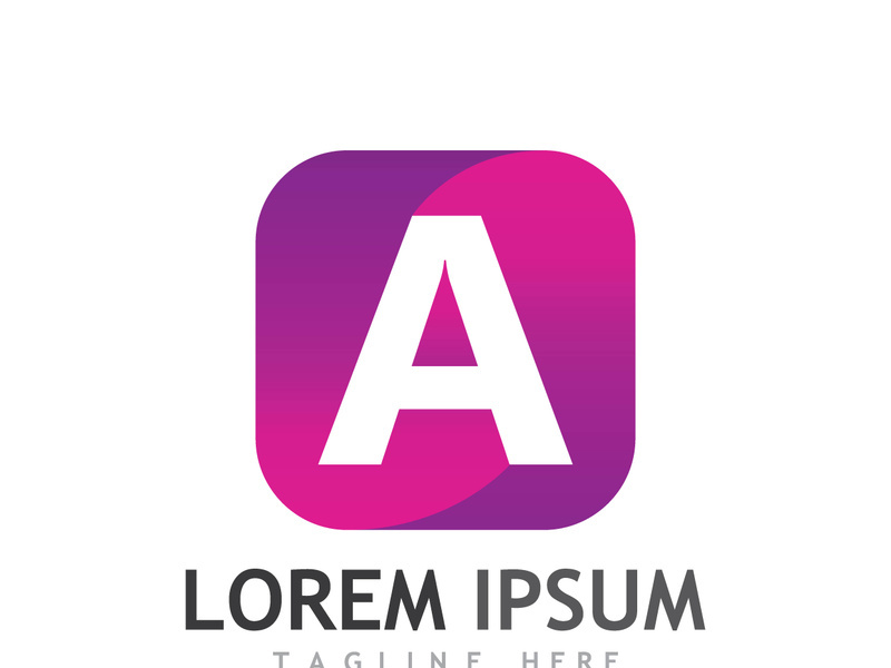 modern and creative initial letter A logo.