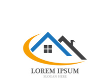 Real Estate home building , Property and Construction Logo design