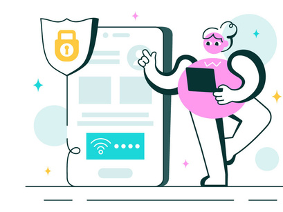 10 WiFi Security Wireless Technology Illustration