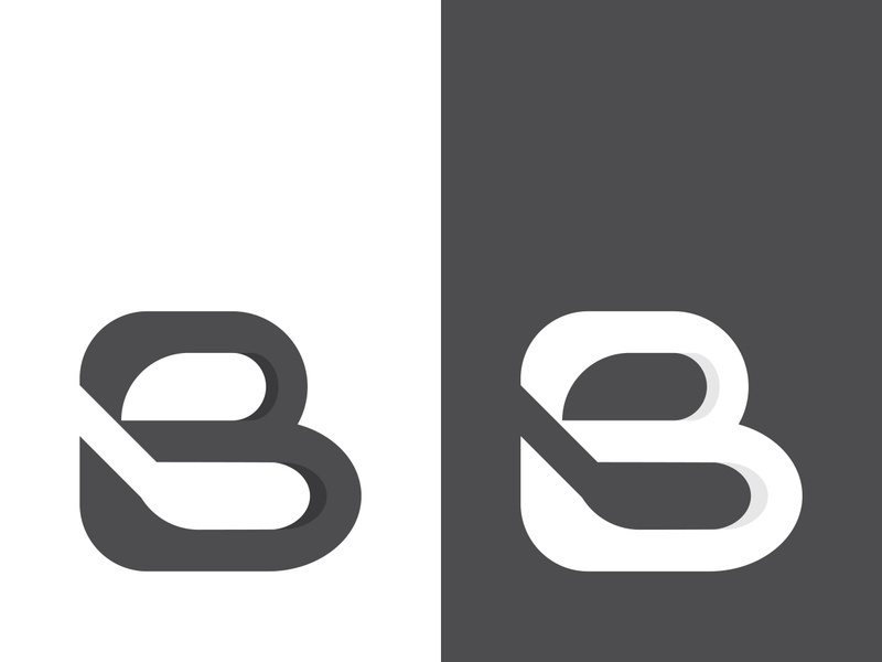 B letter logo template vector illustration