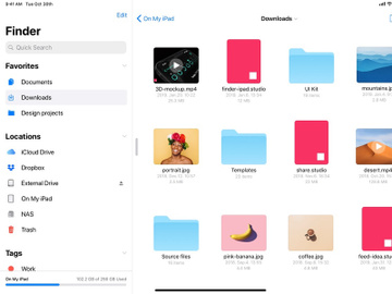 Finder for iPad Concept preview picture