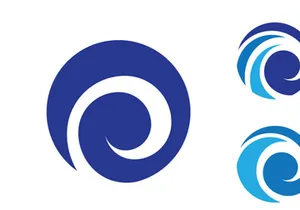 Water wave concept icon vector illustration design template