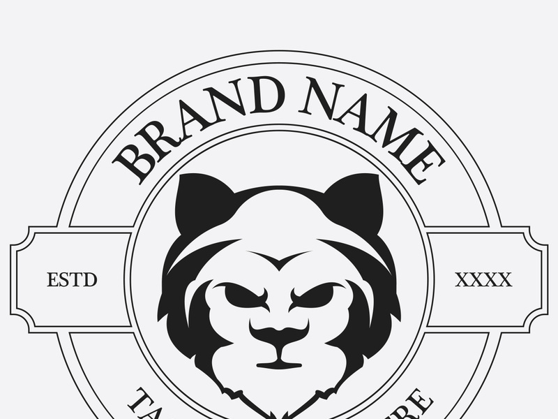 Tiger logo vintage
