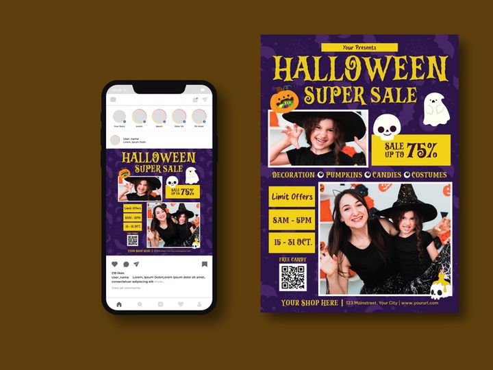 Halloween Sales Flyer