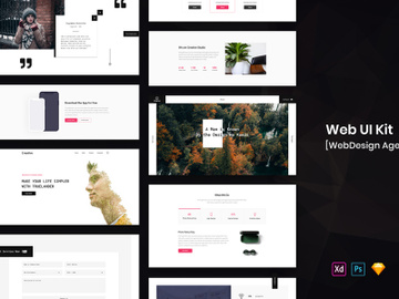 WebDesign Agency Web UI Kit preview picture