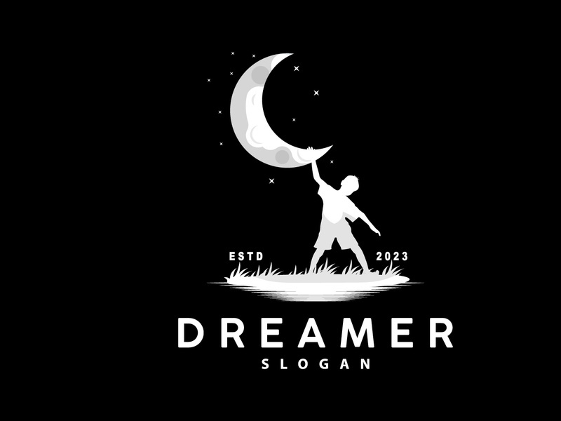 Dream Logo, Kid Dream Inspirational Design