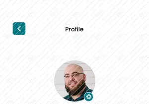 User's info and Forgot password screens concept for mobile app