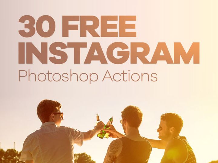 30 Free Instagram Photoshop Actions