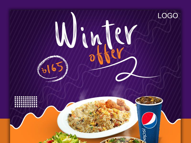 Professional Food Social Media Post Design