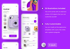 Camera Store App Design