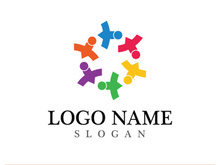 Community logo and symbol vector icon template