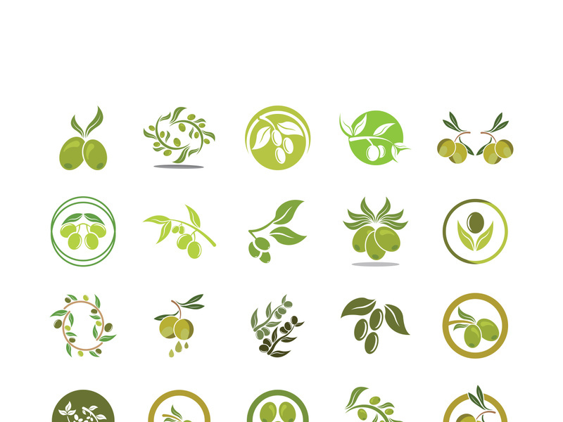 Extra virgin olive oil logo icon design vector illustration