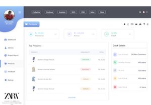 Admin Dashboard Design Concept