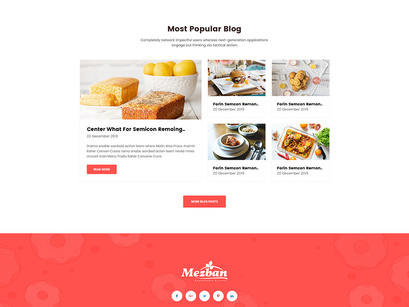 Food Delivery PSD Template