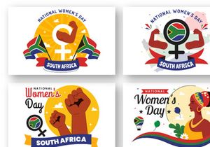10 Women's Day in South Africa Illustration