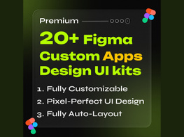 20+ Modern Mobile App Design Kit | Figma App UI Templates preview picture
