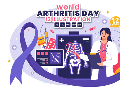 12 World Arthritis Day Illustration